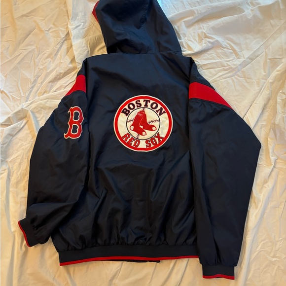 VINTAGE 90’s Boston Red Sox MLB windbreaker - Picture 2 of 3
